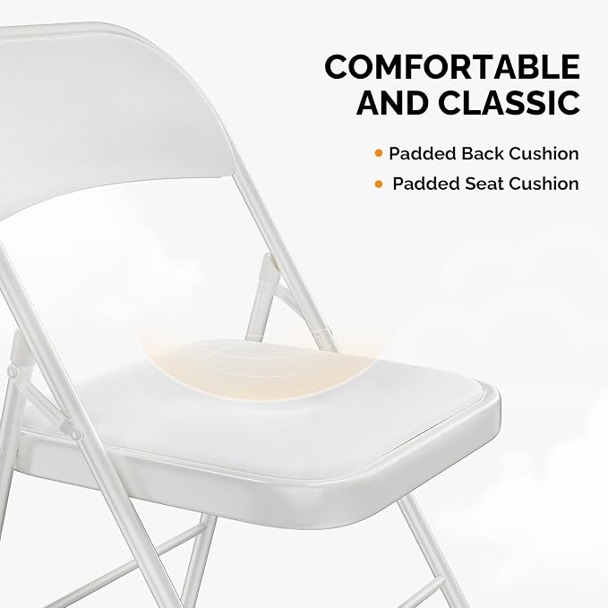 VINGLI 10 Pack Folding Chairs - Image 5