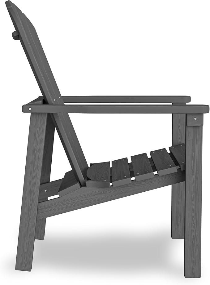 Stackable Adirondack Chairs Set of 2, Compact HDPE - Image 8