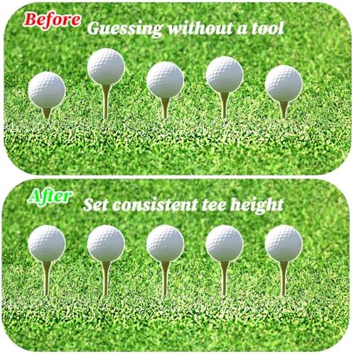 5/10PCS Adjustable Golf Tee Height Tool ProSet, Golf Accessories, Golf Training - Image 5