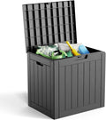 36 Gal Waterproof Outdoor Storage Box UV Resistant Deck Box | Resin storage bin by EASYUP