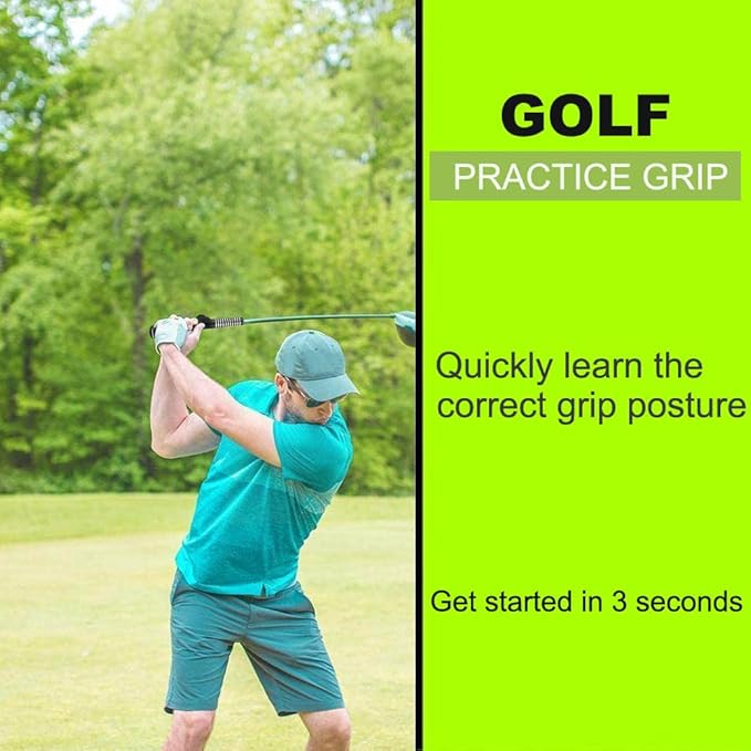 2Pcs Golf Swing Training Grip Trainer Practice Aids for Men Women