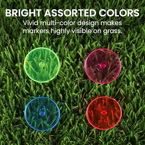 VEASAERS Golf Ball Markers Durable Plastic Transparent Bulk - Image 5