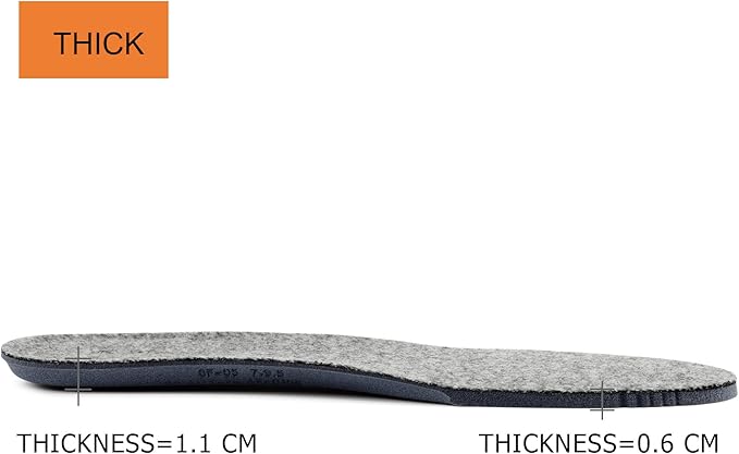Thick Merino Wool Insoles for Women Fur Fleece Shoes Inserts Memory Foam Cushion Comfort Warm Sheepskin Insoles for Winter Snow Boots Slippers Grey 40EU,US9