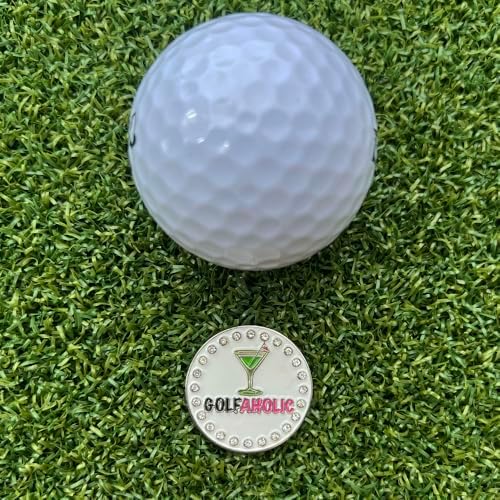 Giggle Golf Happy Hour Bling Golf Ball Marker - Image 6