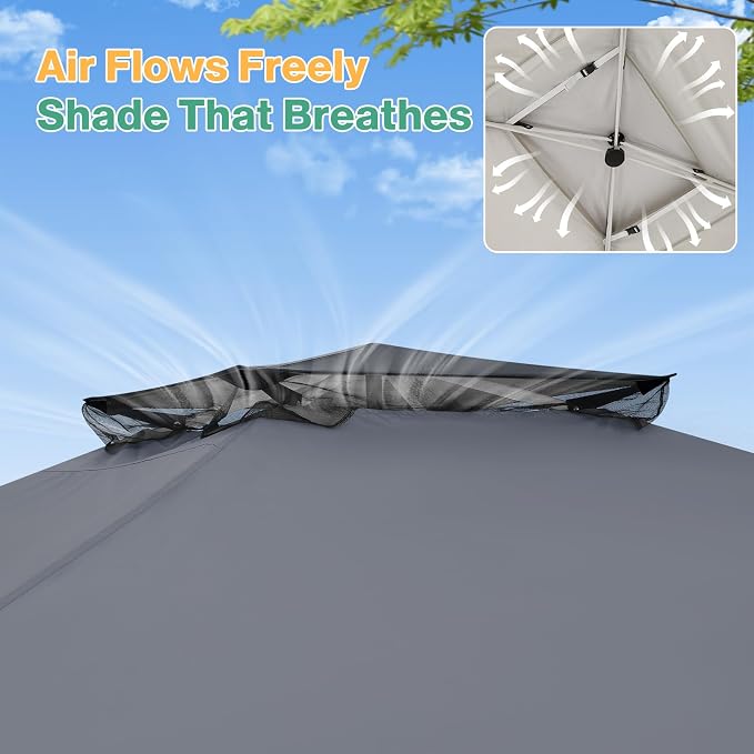 COBIZI 10x15 Pop up Canopy Gazebos on Clearance-Canopy Tent - Image 4