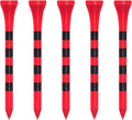 Wooden Golf Tees 3-1/4", 2-3/4", 2-1/8", 1-1/2" Available, 100 Count (Natural Color, White, Black, Blue, Red, Green, Yellow, Pink, Orange)