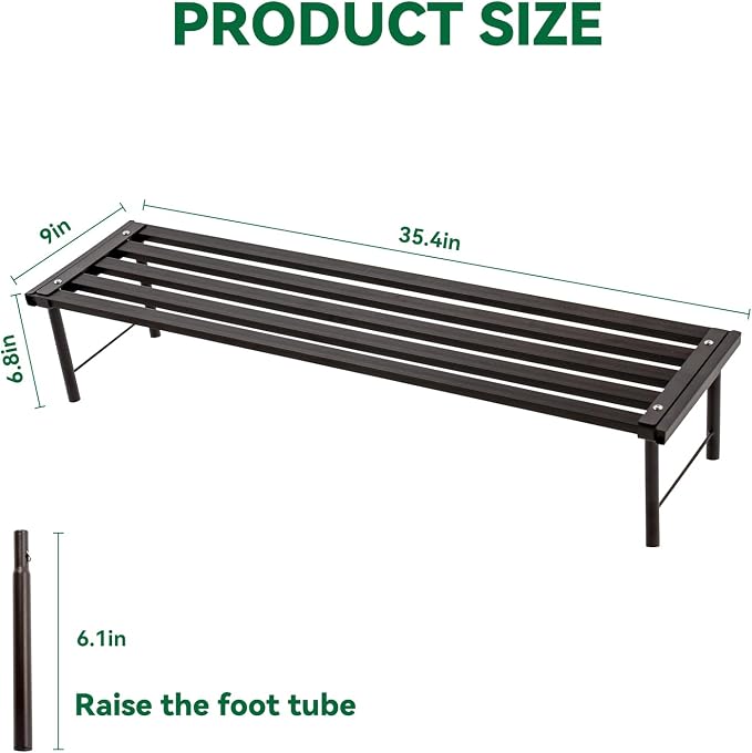 Metal Plant Stand, Rust-proof Aluminum Flower Pot Stand, Heavy Duty Planter - Image 3
