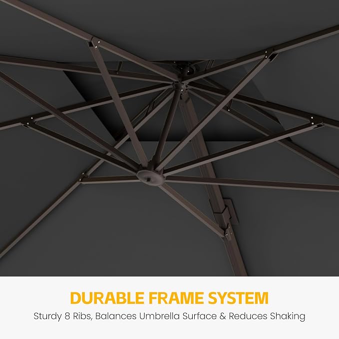 9x12 FT Patio Cantilever Umbrella - Image 4