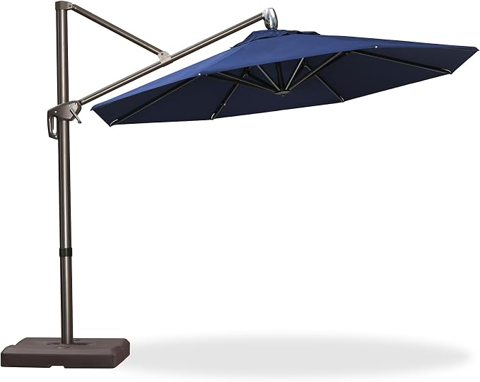 PURPLE LEAF 10' X 10' Cantilever Patio Umbrella - Image 9