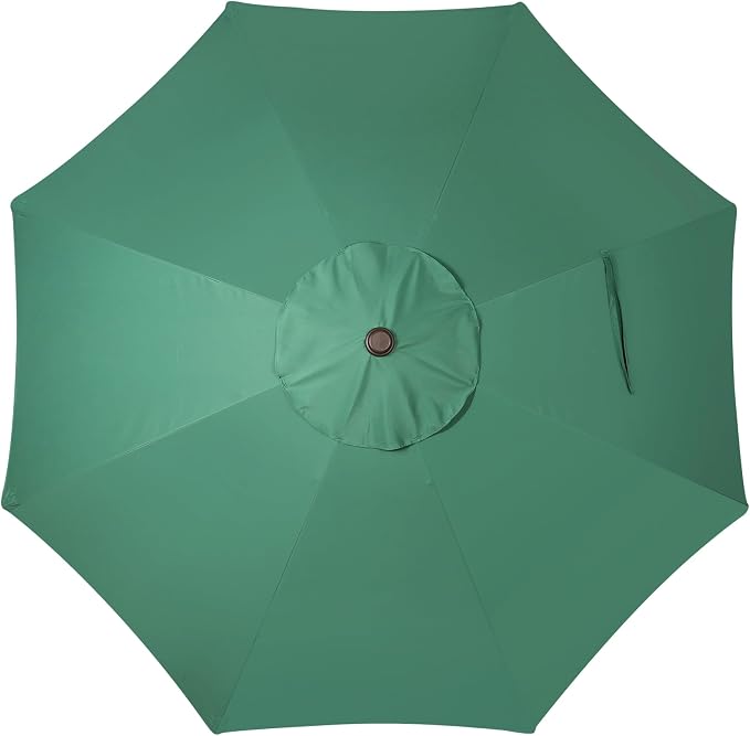 9' Outdoor Patio Umbrella, Outdoor Table Umbrella, Yard Umbrella, Market - Image 4