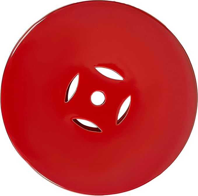 JONATHAN Y Lucky Coins 16" Ceramic Garden Stool Side Table, Matte Red | - Image 9