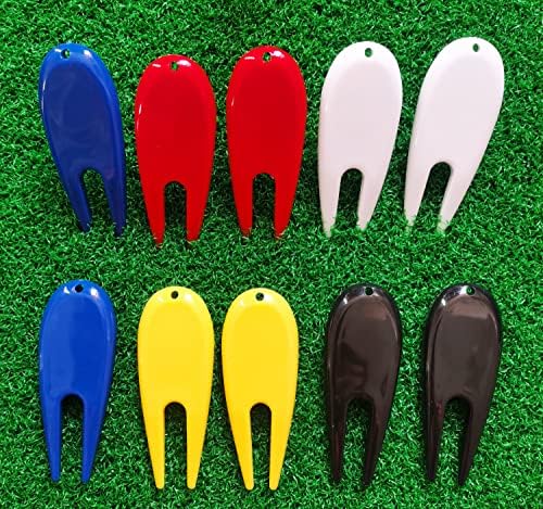 Adhere Golf Divot Repair Tools Plastic Golf Pitchforks 10/20pcs 5 Colours Mix - Image 3