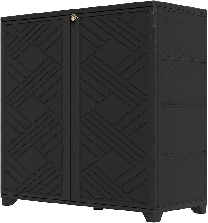 HOMSPARK Indoor/Outdoor Storage Cabinet by HOMSPARK