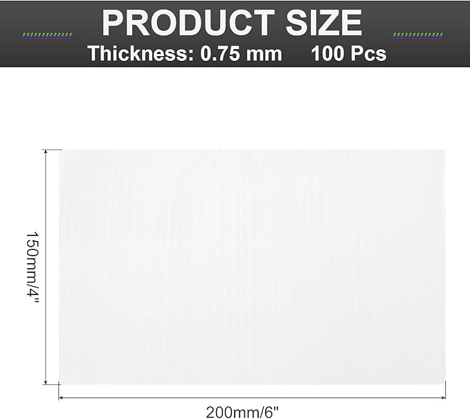 MECCANIXITY Foam Packing Pouches, 100 Pack 6x8 Inch White Bubble Pouches for Dishes, Furniture, Glasses, Cups, Moving Storage