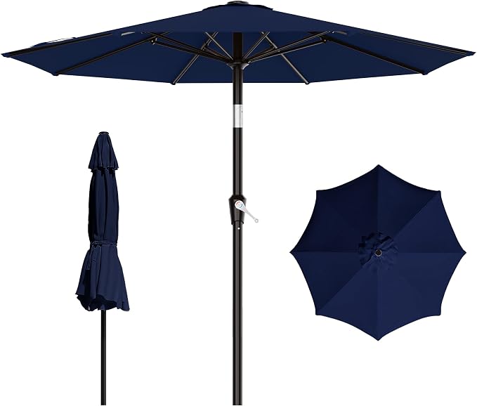 9 FT Patio Umbrella for Outdoor, Outdoor Table Umbrella by AreShark