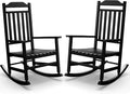 EFU Outdoor Rocking Chairs Set of 2, All Weather Rocking Chair | Sturdy & by EFU
