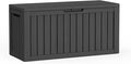 85 Gallon Outdoor Deck Box, Resin Waterproof Storage Box by KFY