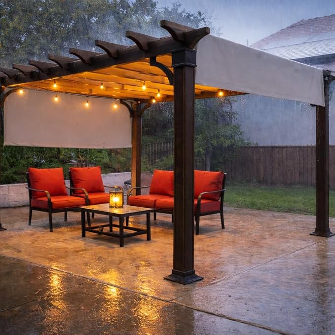 Alion Home Waterproof Pergola Cover - Image 4