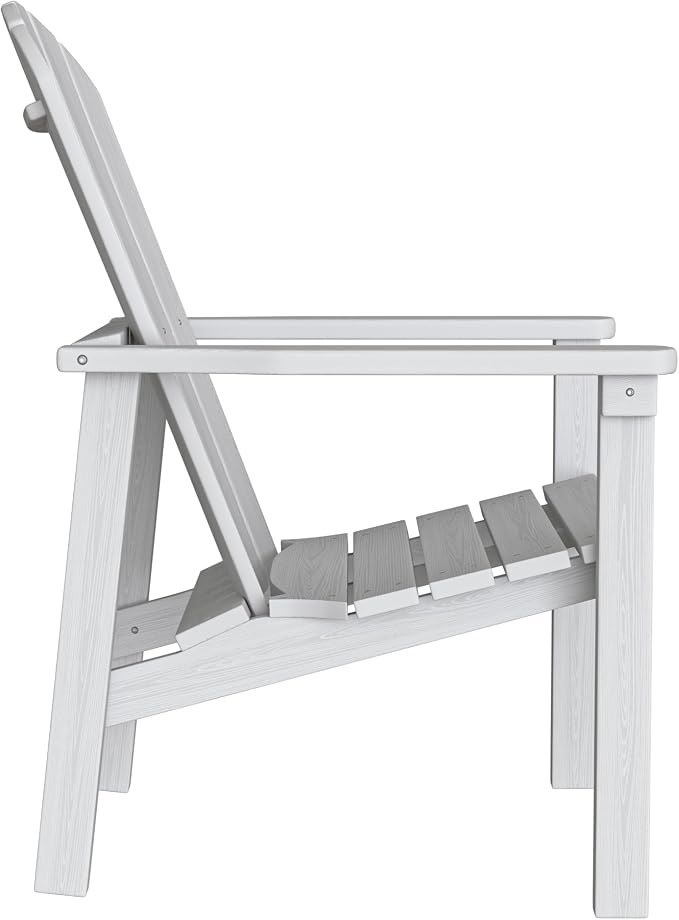 Stackable Adirondack Chairs Set of 2, Compact HDPE, All-Weather - Image 9