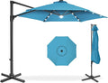 Best Choice Products 10ft Solar LED Offset Cantilever Hanging Market Patio by Unknown