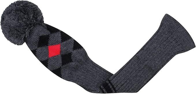 Scott Edward Knit Wood Golf Club Head Covers 4 Pieces Knitted Item Fit Over Well Driver Wood(460cc) Fairway Wood and Hybrid(UT)
