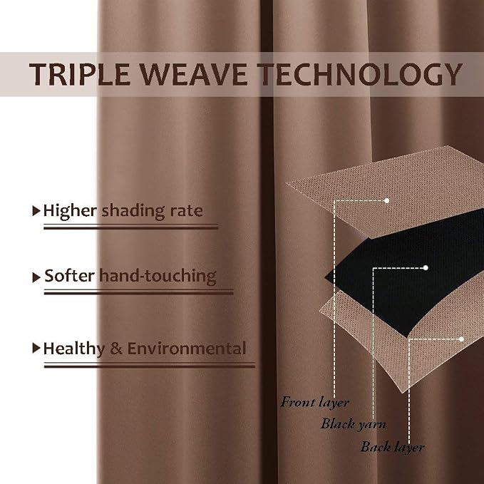NICETOWN 2 Panels Outdoor Curtains - Image 4
