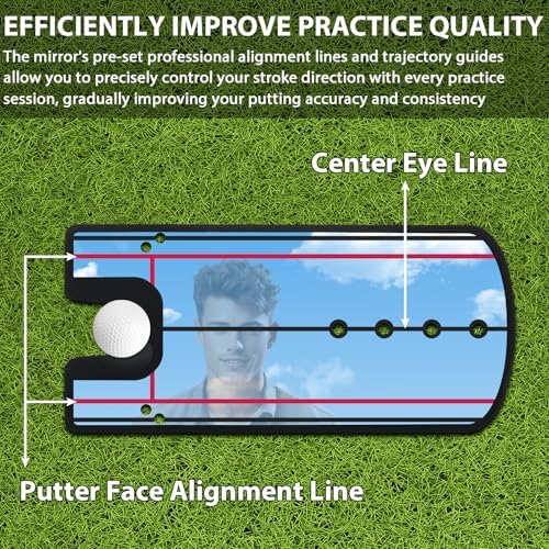 Golf Putting Mirror, Portable Training Aid, Golf Putting Mirror Training Aid - Image 4