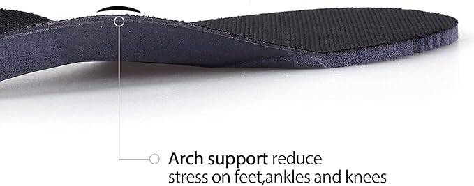 2 Pair-Insoles for Mens Memory Foam Shoe Inserts,Replacement Insoles for Work Boot Running Shoes-Shock Absorption and Cushion for Feet Relief,Comfort Inner Soles for Everyday Use Black 45EU/US12