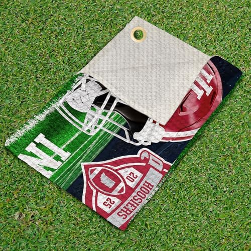 Northwest NCAA Golf Towel, Official Licensed Microfiber Waffle Fabric, - Image 3