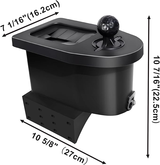Golf Cart Ball Washer and Club Cleaner Kit for EZGO, Club Car, Yamaha, Advanced EV, Star EV, Universal & Detachable