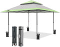 EAGLE PEAK 13x13 Pop Up Canopy Tent, Auto Extended Eaves, Heavy Duty Outdoor by EAGLEPEAK