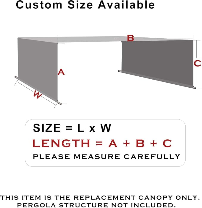 Alion Home Waterproof Pergola Cover - Image 5
