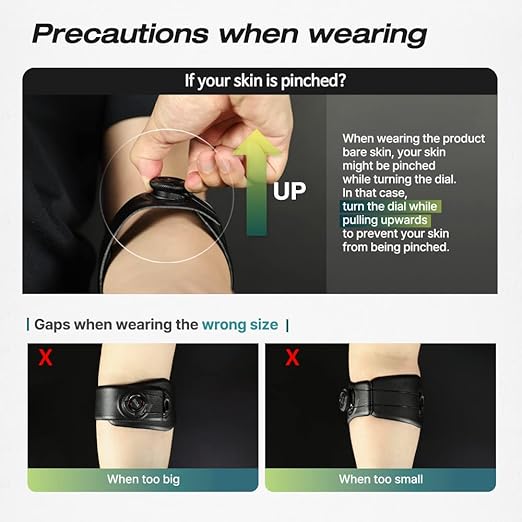 SOZO Boa Micro Adjustable Elbow Brace/Support for Tendonitis, Tennis Elbow, Golfer's Elbow, Pain Relief and Injury (Large)