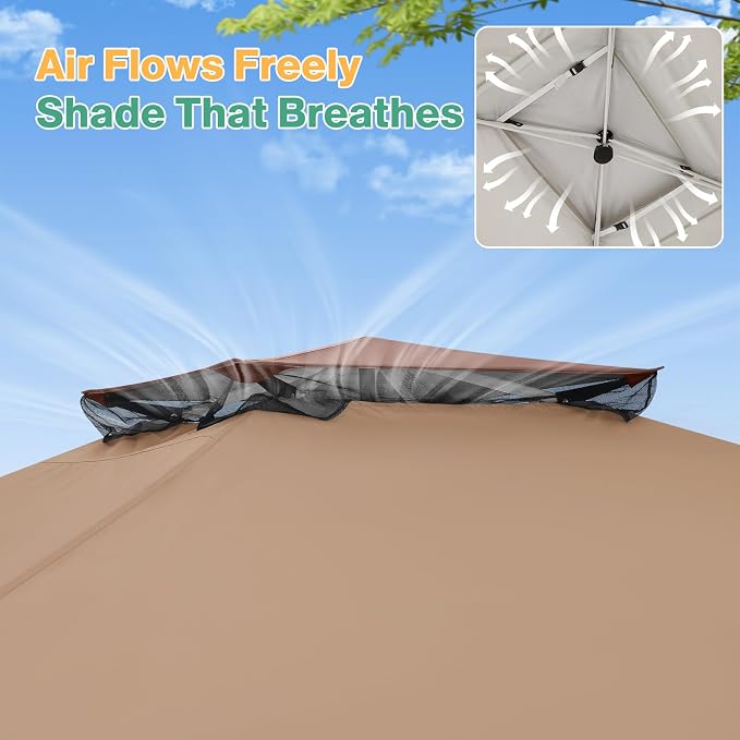 COBIZI 10x15 Pop up Canopy Gazebos on Clearance-Canopy Tent - Image 6