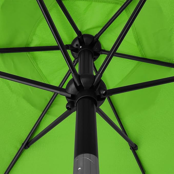 Sunnyglade 7.5' Patio Umbrella Outdoor Tilt Umbrella Crank Grass Green | Market - Image 4