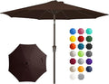 JEAREY 10 ft Outdoor Patio Umbrella w/Tilt and Crank by JEAREYOutdoorsCollection