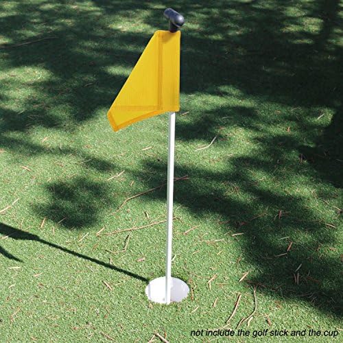 Golf Flag，Practice Green Golf Flags, Solid Nylon and Checkered Training Golf - Image 7