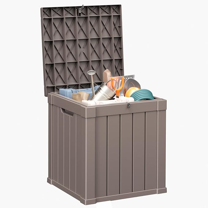 ROJIK 57 Gallon Outdoor Storage Housing Deck Box - Image 2
