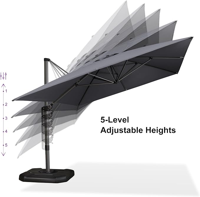 PURPLE LEAF Patio Umbrella - Image 4