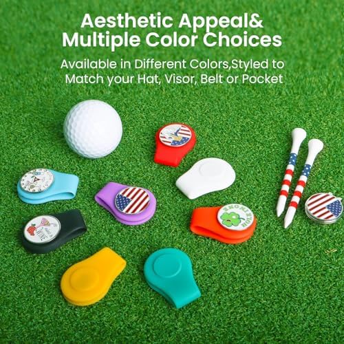 FINGER TEN Golf Hat Clip Magnetic Silver Set 3/6/9/12 Pack - Image 6