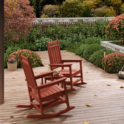HDPE Rocking Chair Outdoor Set of 2 - Image 5
