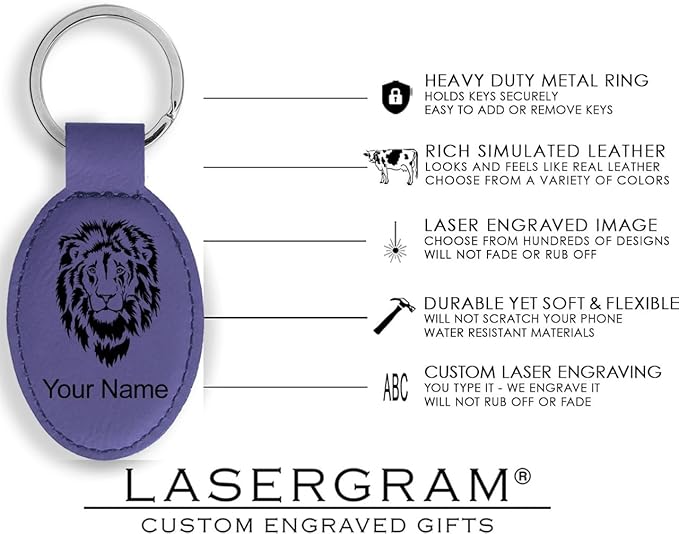 LaserGram Oval Keychain, Water Polo, Personalized Engraving Included