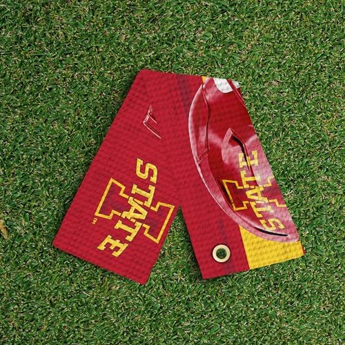 Northwest NCAA Golf Towel, Official Licensed Microfiber Waffle Fabric, - Image 3