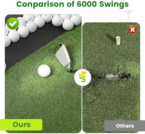 Golf Hitting Mat with Ball Tray - Image 4