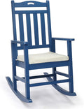 VINGLI Outdoor Rocking Chair, Wooden Rocking Chair by VINGLI