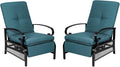 Incbruce Outdoor Lounge Chair Set of 2 Patio Furniture Adjustable Recliner by Incbruce