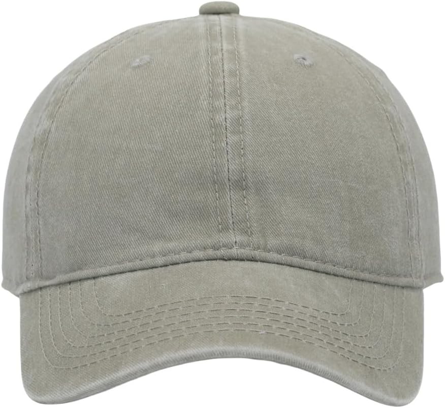 Vintage Washed Baseball Cap | Fits XL/XXL Heads | One Size | Adjustable Golf - Image 2