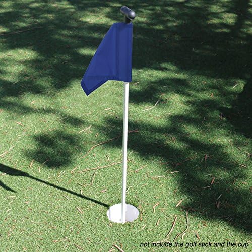 Golf Flag，Practice Green Golf Flags, Solid Nylon and Checkered Training Golf - Image 7