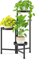 iDavosic.ly Plant Stand Indoor Outdoor, 3 Tier Metal Corner Shelf, Folding by iDavosicly