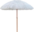 AMMSUN 7.5ft Hula Thatched Hawaiian Tiki Patio Beach Umbrella by AMMSUN